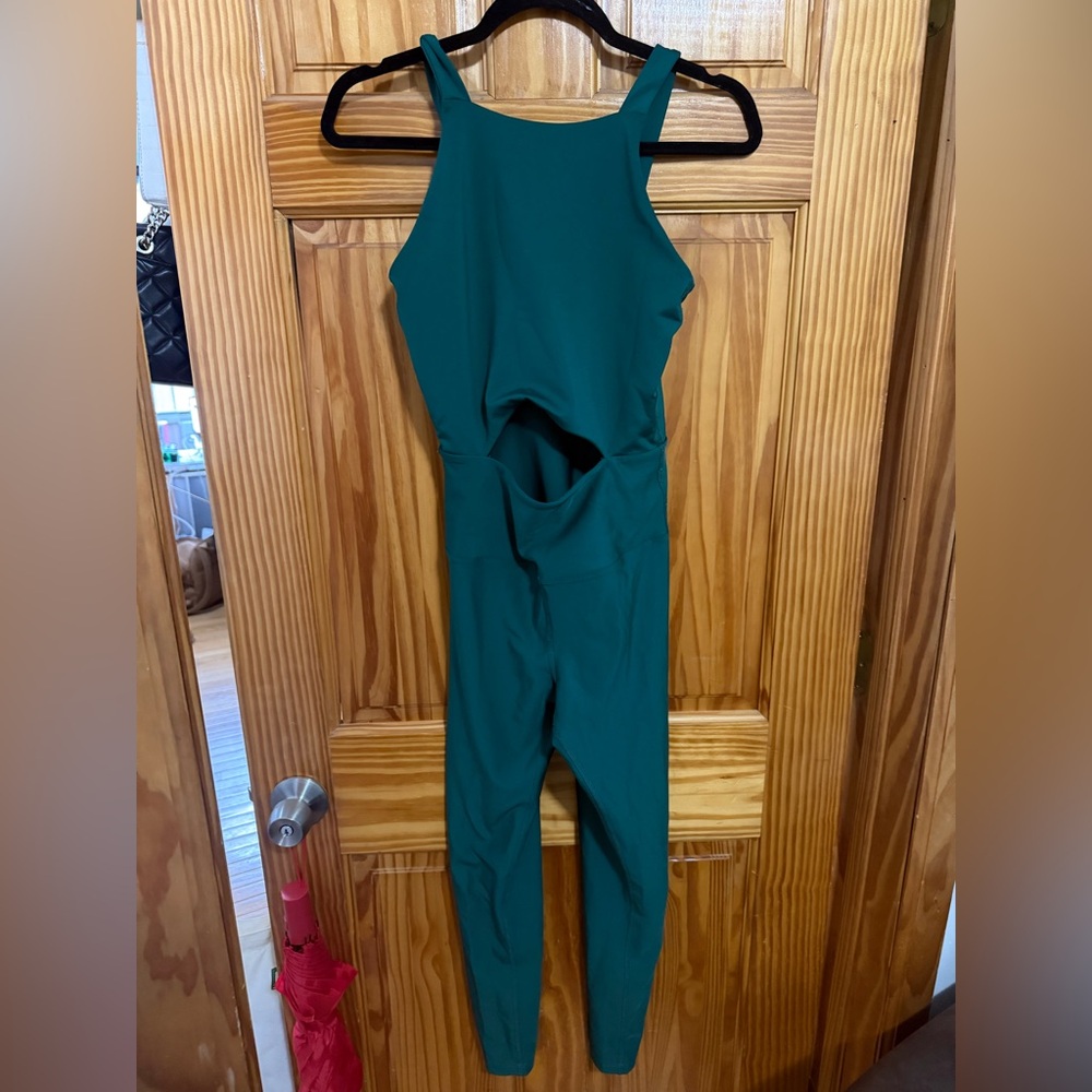 Year of Ours Teal Sleeveless Jumpsuit